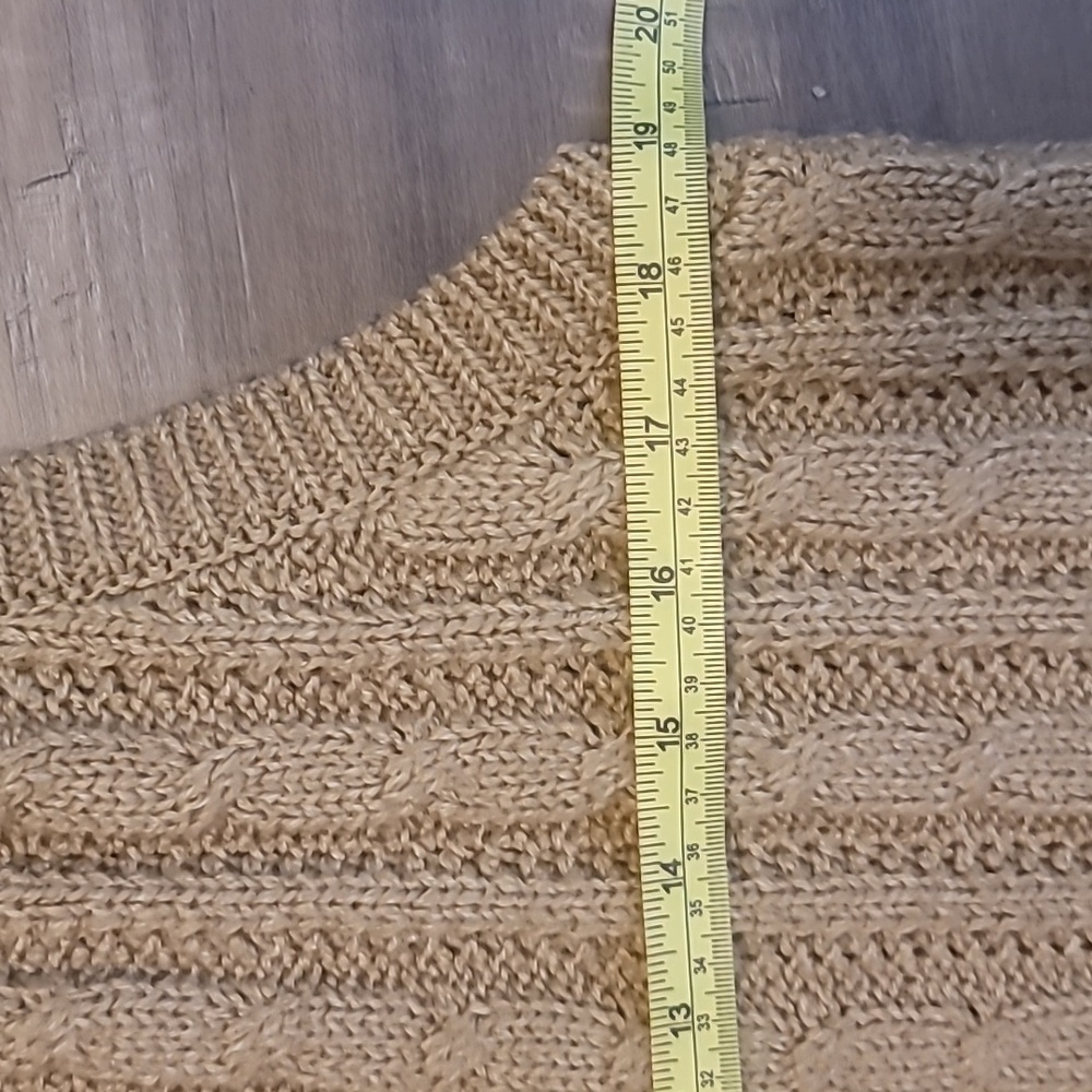 ALFRED DUNNER tan beige sweater vest L Grandpa Core vintage preppy collegiate - Picture 15 of 16